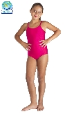 BODY LYCRA SPALLINE TINTA UNITA FUCSIA BAMBINA